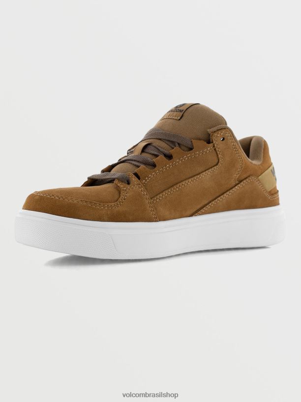 br Volcom homens calçados roupas de trabalho evoluir sapatos ferrugem 88NNJ627