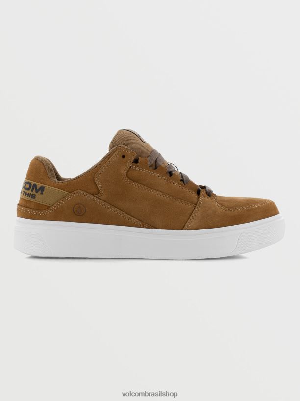 br Volcom homens calçados roupas de trabalho evoluir sapatos ferrugem 88NNJ627
