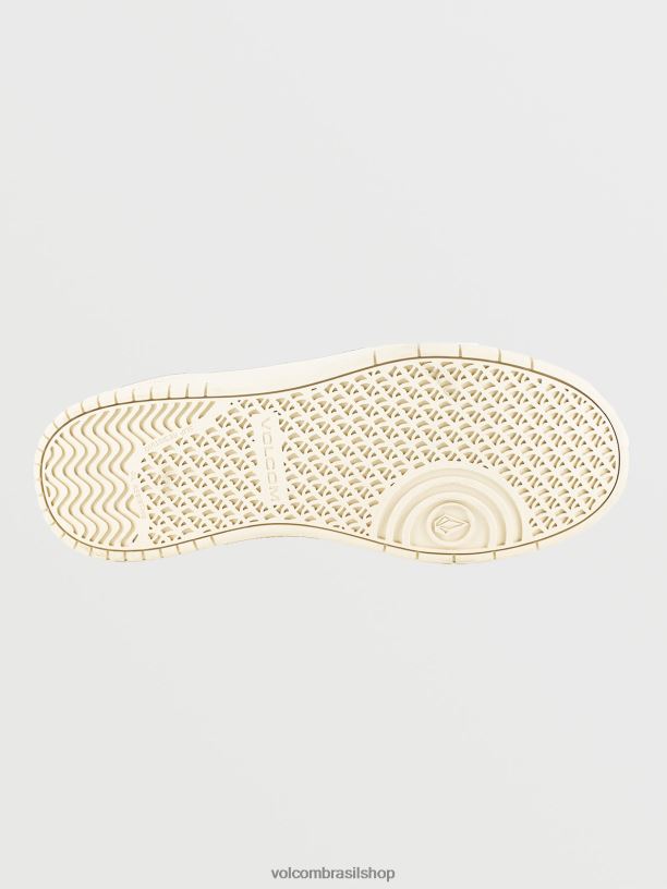 br Volcom homens calçados sapatos de arte op de pedra para roupas de trabalho marrom escuro 88NNJ628