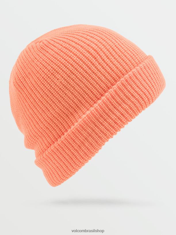 br Volcom mulheres acessórios gorro de pedra cheia coral 88NNJ972