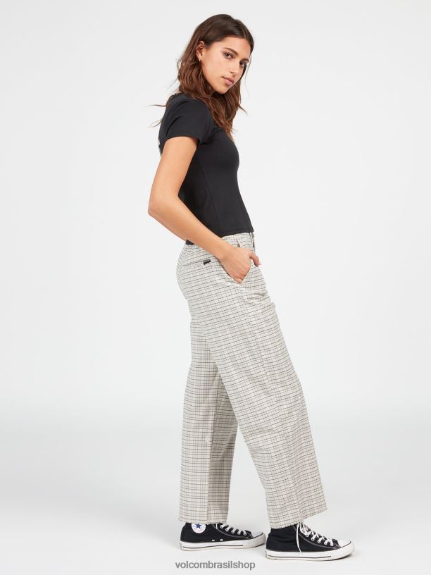 br Volcom mulheres roupas calça de skate thisthatthem areia 88NNJ936
