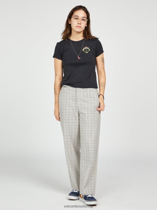 br Volcom mulheres roupas calça de skate thisthatthem areia 88NNJ936