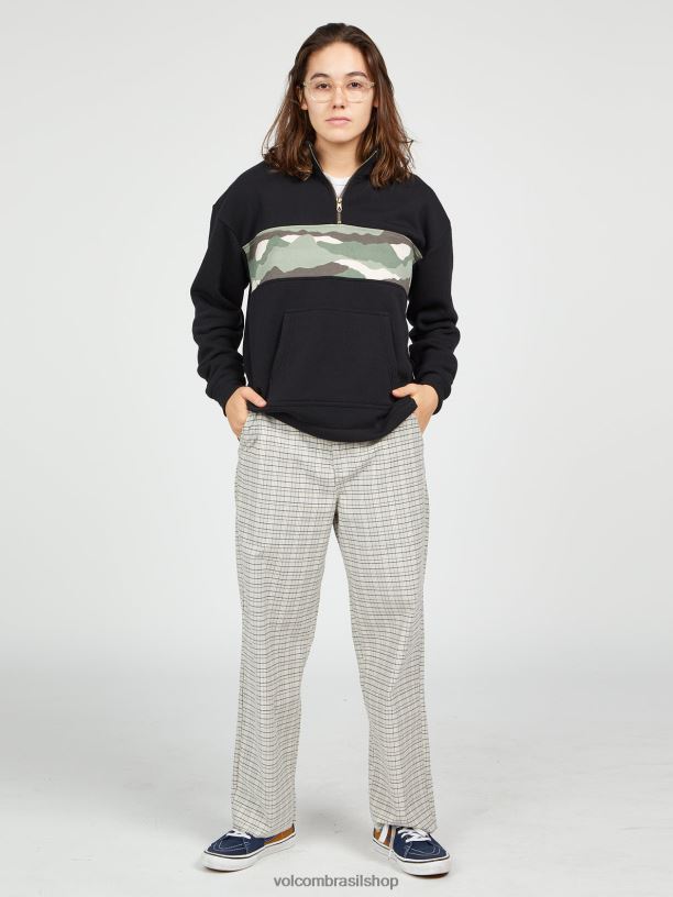 br Volcom mulheres roupas calça de skate thisthatthem areia 88NNJ936