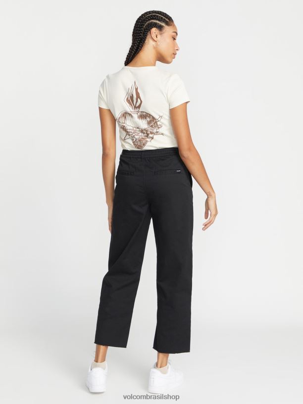 br Volcom mulheres roupas calça de skate thisthatthem preto 88NNJ908