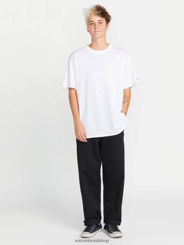 br Volcom mulheres roupas calça de skate thisthatthem preto 88NNJ908