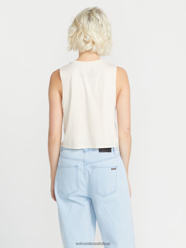br Volcom mulheres roupas tanque de colheita de hora de pedra nuvem 88NNJ803