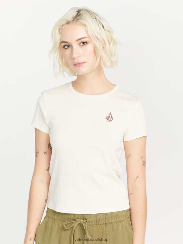 br Volcom mulheres roupas tem uma dica camiseta de manga curta nuvem 88NNJ787