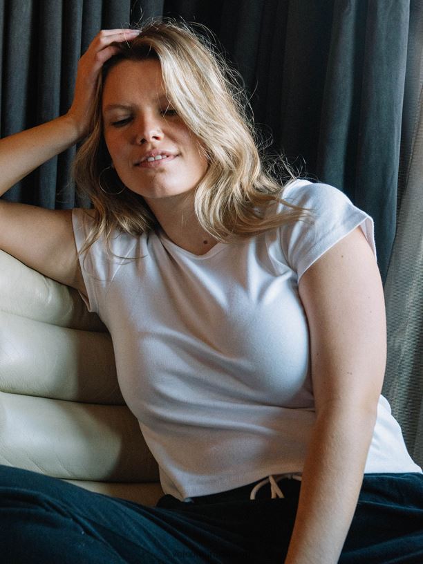 br Volcom mulheres roupas uma de cada camiseta de manga curta para bebê branco 88NNJ825