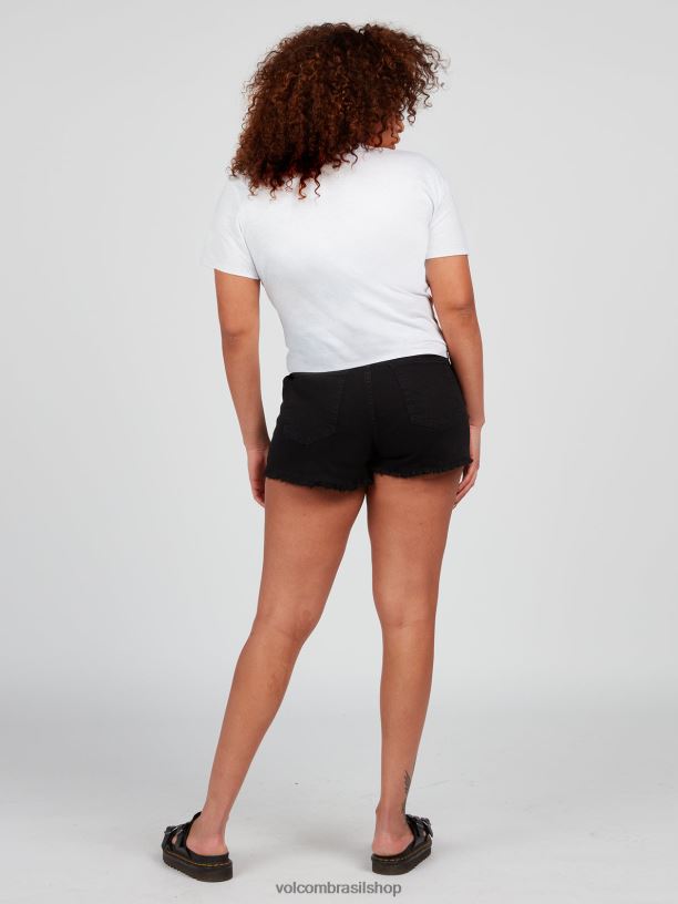 br Volcom mulheres roupas uma de cada camiseta de manga curta para bebê branco 88NNJ825