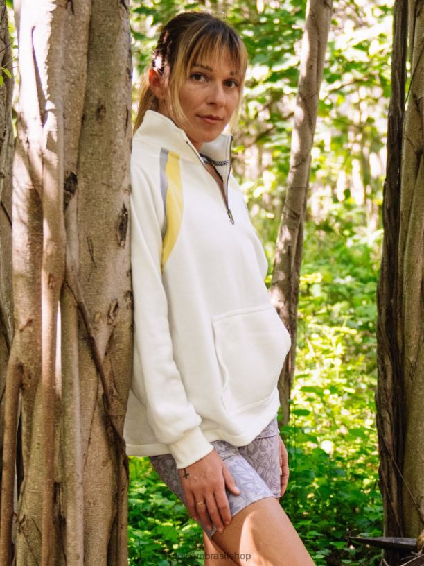 br Volcom mulheres roupas moletom com decote falso ataque de pedra estrela branca 88NNJ853