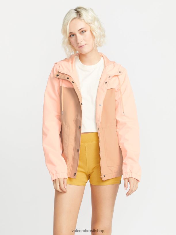 br Volcom mulheres roupas jaqueta de pedra inimiga coral 88NNJ903