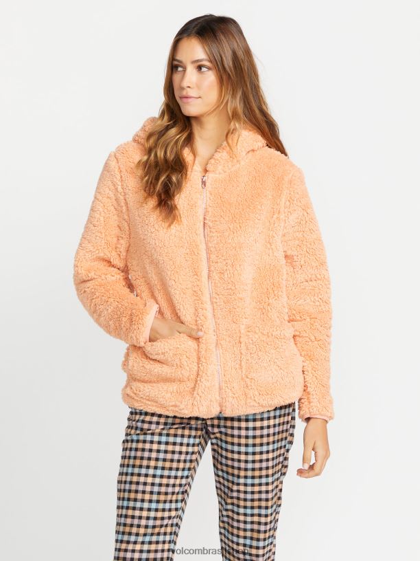 br Volcom mulheres roupas viveu em lounge phuz up jaqueta argila 88NNJ901