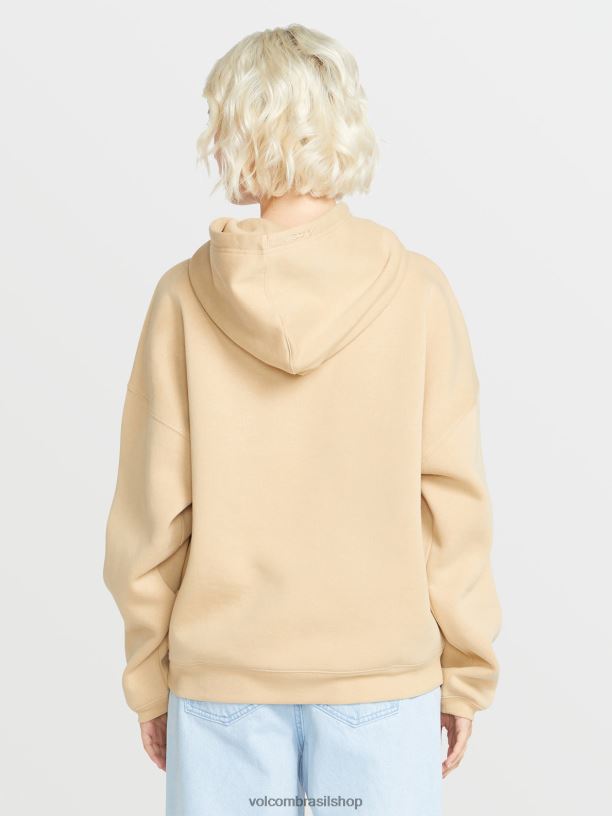 br Volcom mulheres roupas moletom coração de pedra ii caqui 88NNJ832