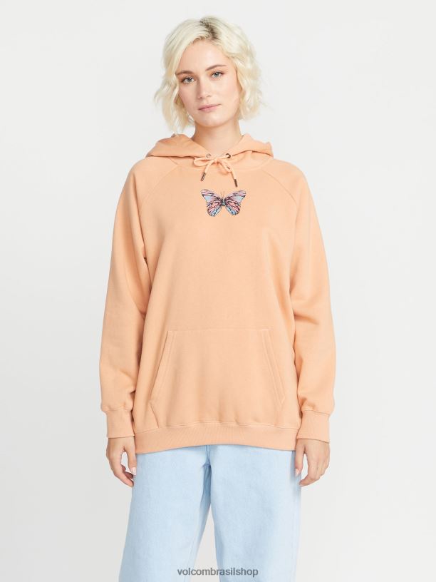 br Volcom mulheres roupas moletom namorado realmente feliz argila 88NNJ842