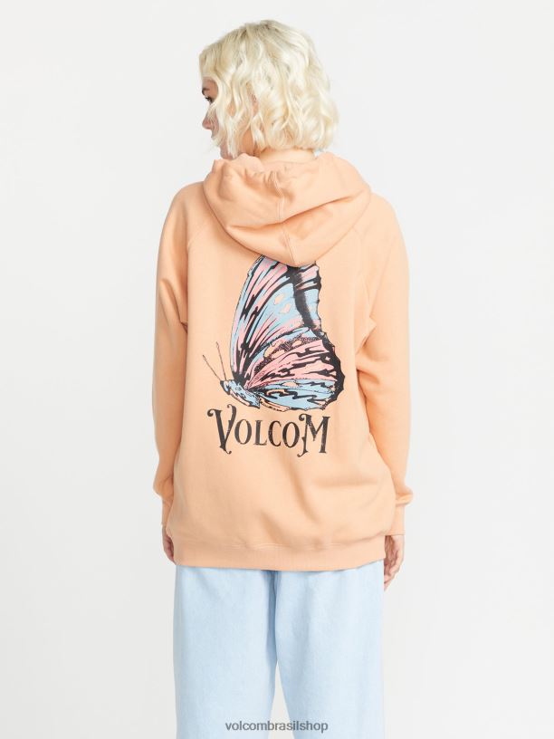 br Volcom mulheres roupas moletom namorado realmente feliz argila 88NNJ842