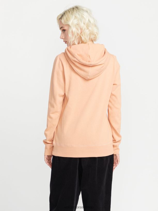br Volcom mulheres roupas verdadeiramente lidar com capuz argila 88NNJ837