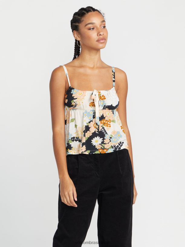 br Volcom mulheres roupas pedra da biscaia cami nuvem 88NNJ826