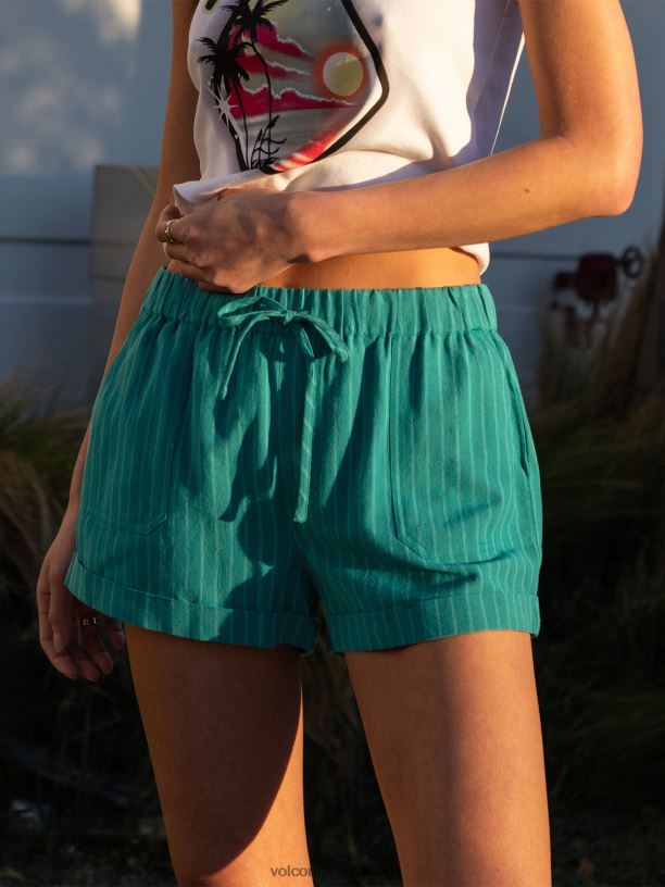 br Volcom mulheres roupas calções de pedra strutin jade 88NNJ928