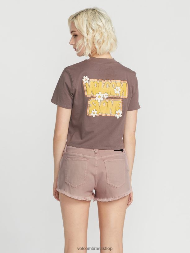 br Volcom mulheres roupas shorts elásticos stoney orquídea de inverno 88NNJ911