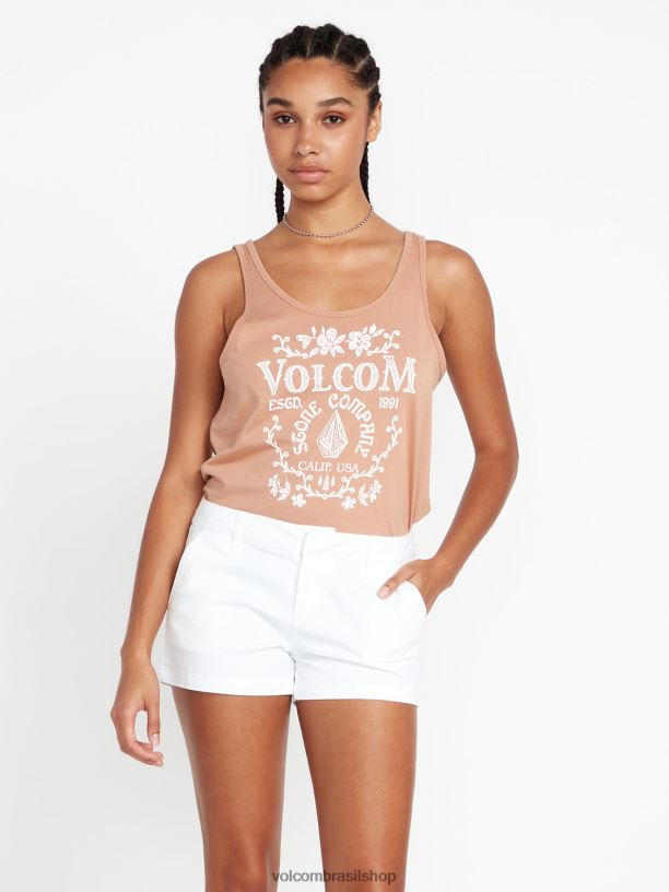 br Volcom mulheres roupas shorts frochickie branco 88NNJ955