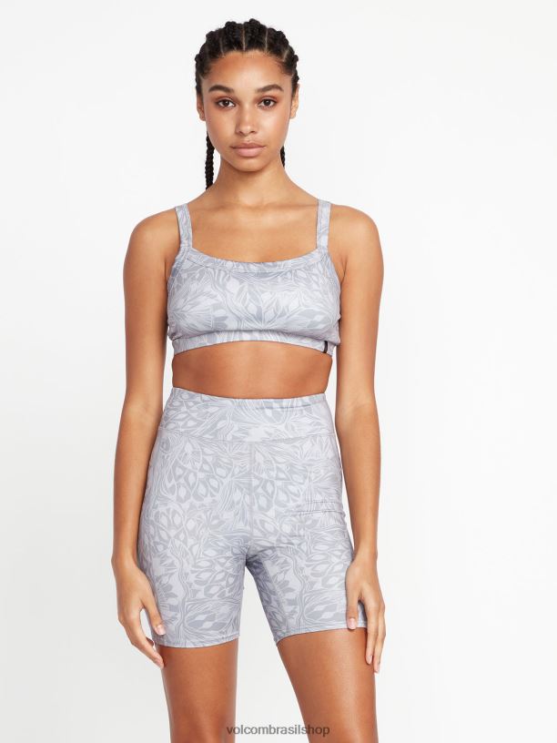 br Volcom mulheres roupas viveu em shorts de bicicleta lounge raio de luar 88NNJ951