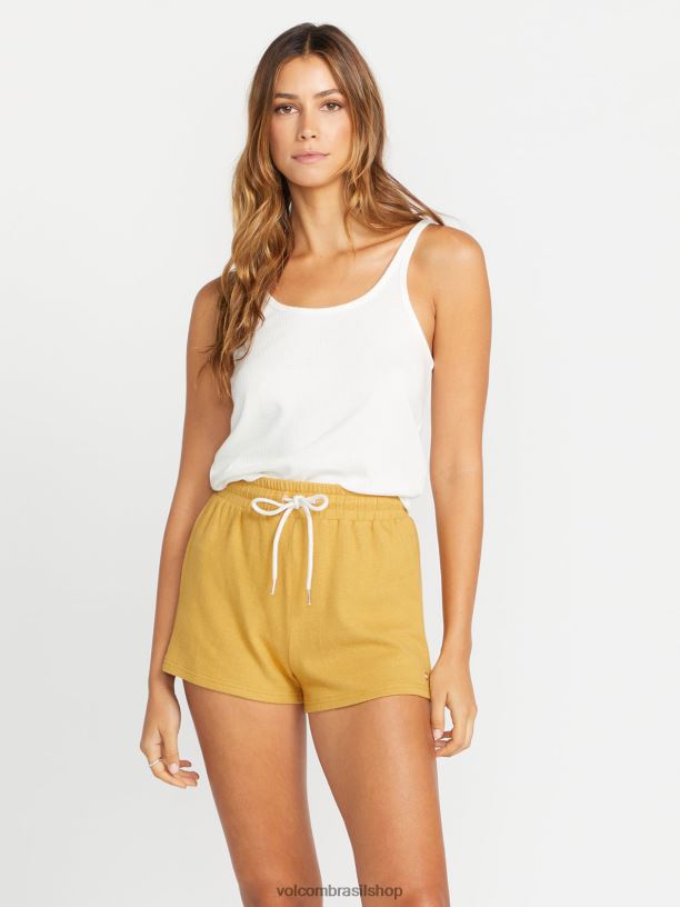 br Volcom mulheres roupas vivia em shorts de lã dijon 88NNJ953