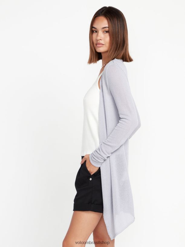 br Volcom mulheres roupas vá, embrulhe cardigã raio de luar 88NNJ864