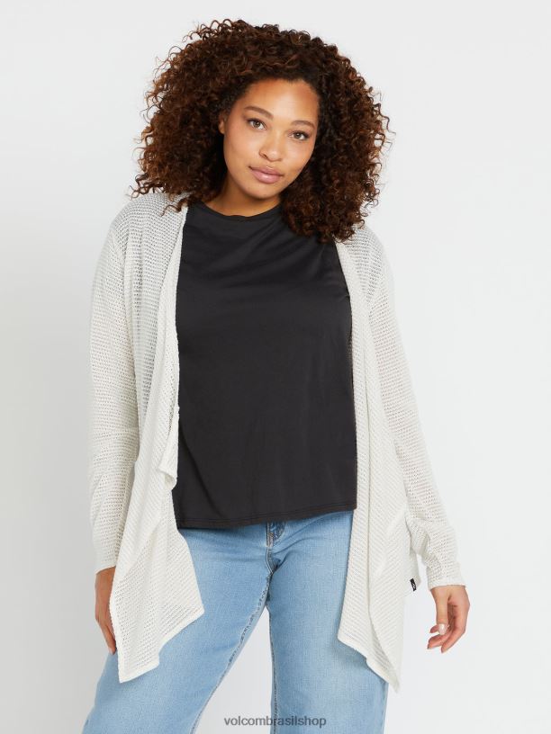 br Volcom mulheres roupas vá, vá, suéter aveia 88NNJ867