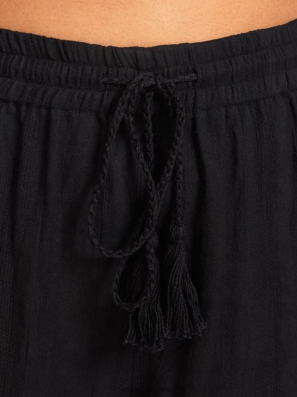 br Volcom mulheres roupas calça gasta de sol plus size preto 88NNJ964