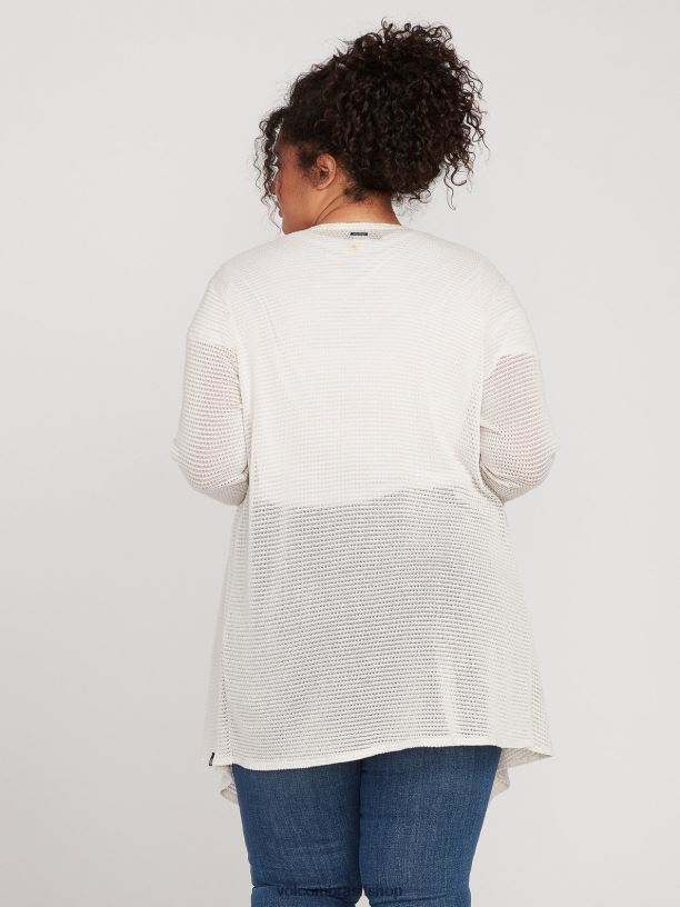 br Volcom mulheres roupas go go wrap cardigã plus size aveia 88NNJ868