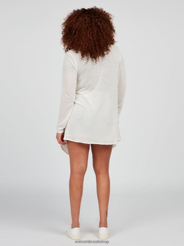 br Volcom mulheres roupas go go wrap cardigã plus size aveia 88NNJ868