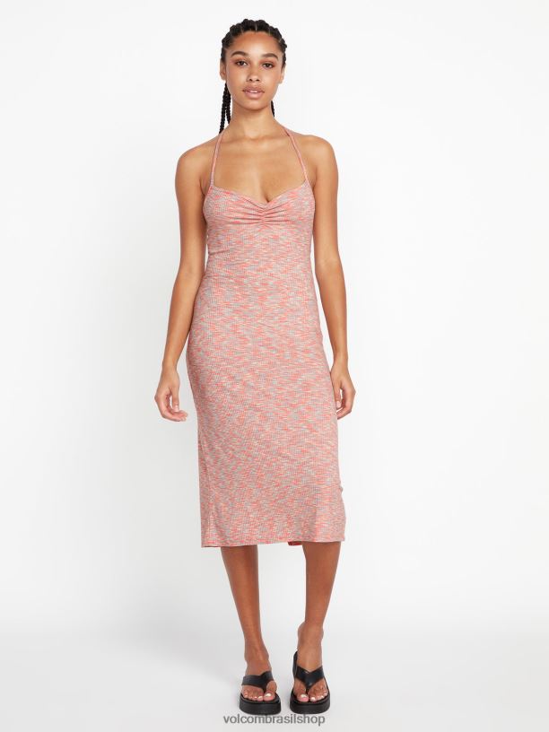 br Volcom mulheres roupas corrida 2 vestido espacial multi 88NNJ875