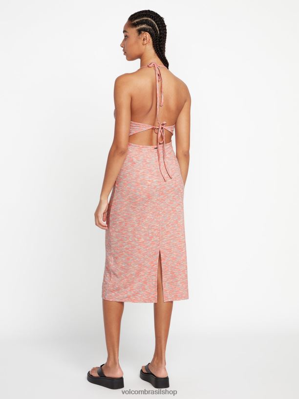 br Volcom mulheres roupas corrida 2 vestido espacial multi 88NNJ875