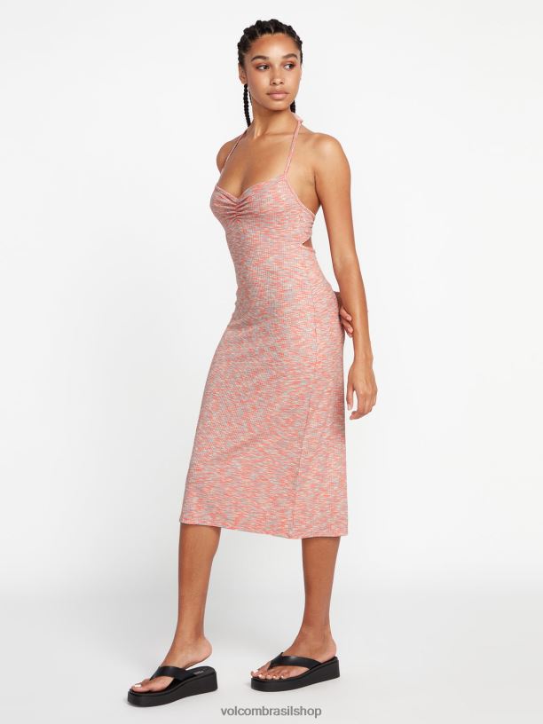 br Volcom mulheres roupas corrida 2 vestido espacial multi 88NNJ875