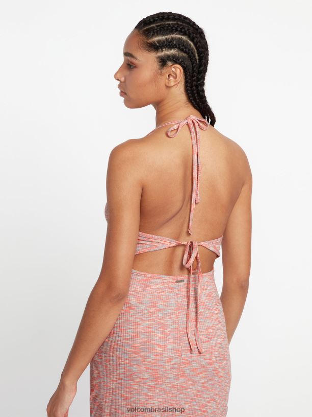 br Volcom mulheres roupas corrida 2 vestido espacial multi 88NNJ875