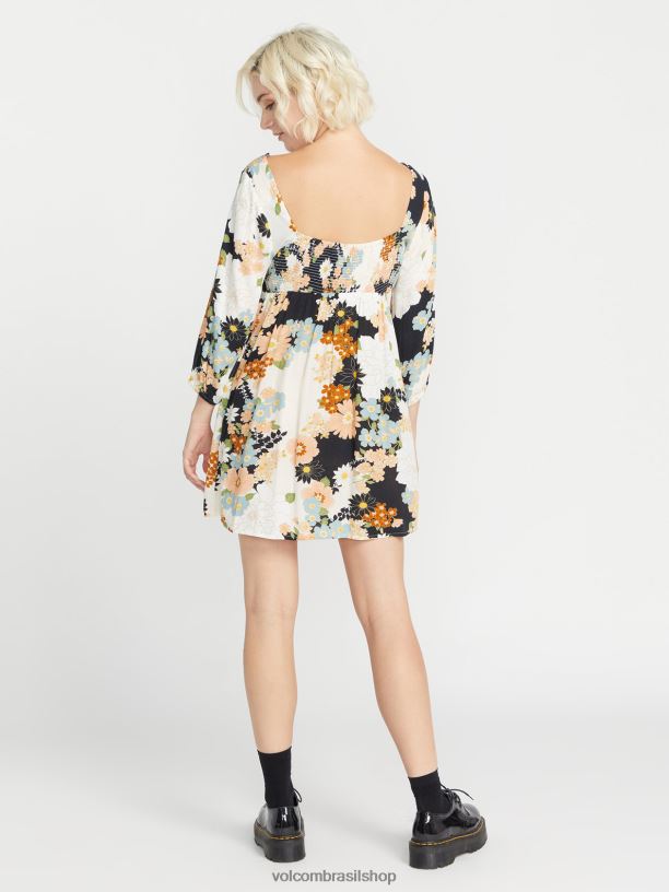 br Volcom mulheres roupas j'taime este vestido nuvem 88NNJ886