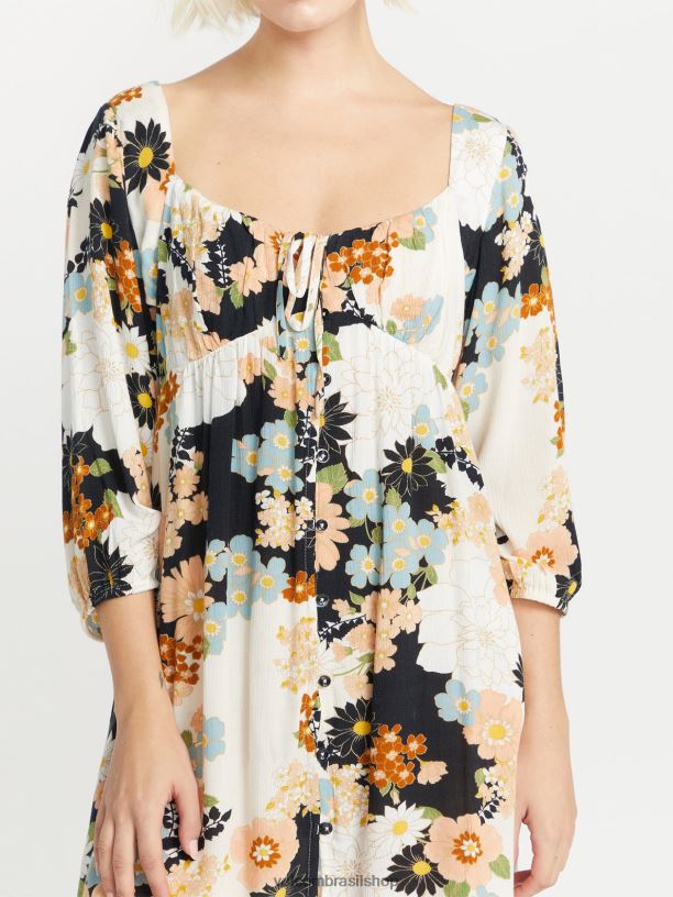 br Volcom mulheres roupas j'taime este vestido nuvem 88NNJ886