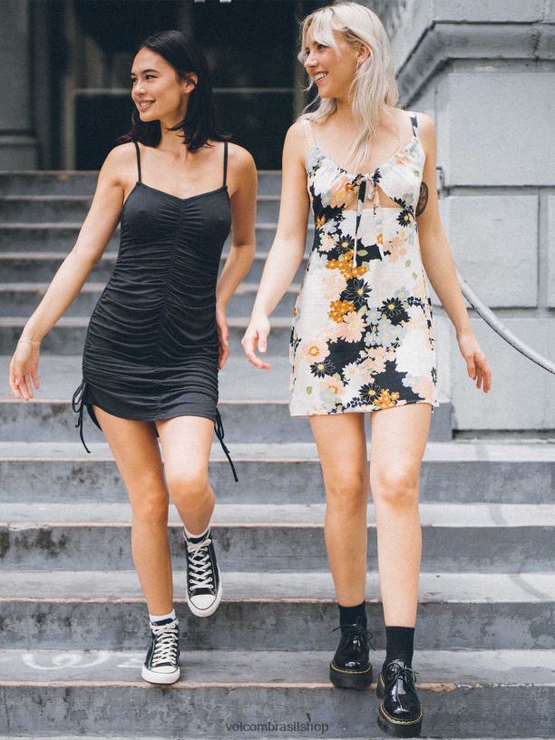 br Volcom mulheres roupas vestido pedra da biscaia nuvem 88NNJ880