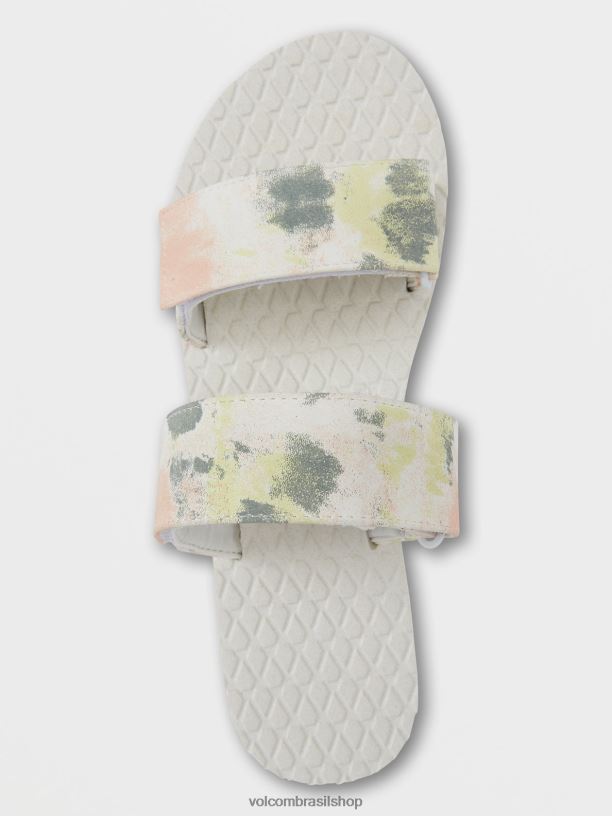 br Volcom mulheres calçados escorrega reclinável ecológico estrela branca 88NNJ1040