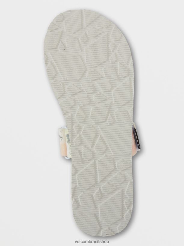 br Volcom mulheres calçados escorrega reclinável ecológico estrela branca 88NNJ1040