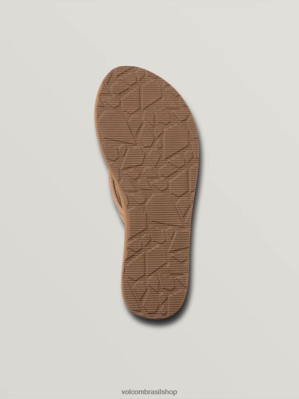 br Volcom mulheres calçados para sempre e sempre sandália ii bronzeado 88NNJ1034
