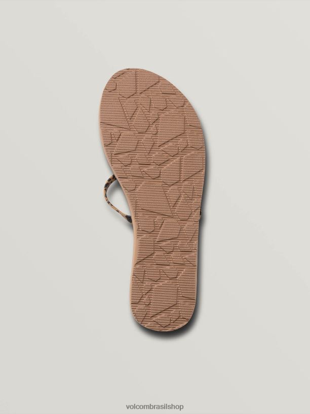 br Volcom mulheres calçados sandália new school ii guepardo 88NNJ1019