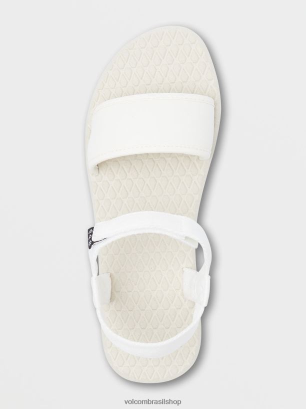 br Volcom mulheres calçados sandálias de trilha v.co branco 88NNJ1029