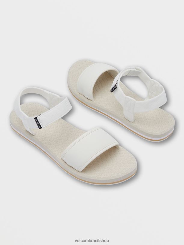 br Volcom mulheres calçados sandálias de trilha v.co branco 88NNJ1029