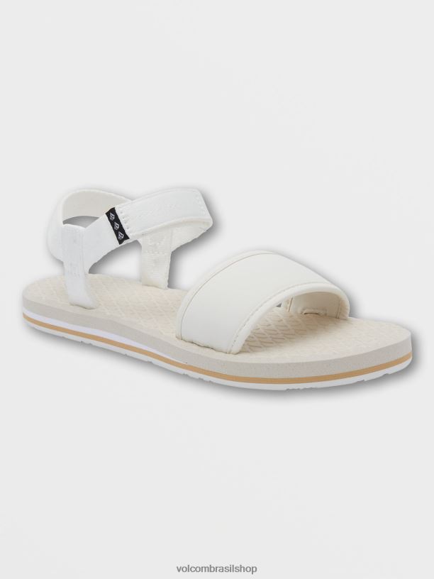 br Volcom mulheres calçados sandálias de trilha v.co branco 88NNJ1029