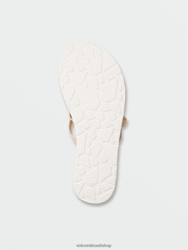 br Volcom mulheres calçados sandálias easy breezy ii avelã 88NNJ1021